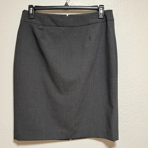 Calvin Klein Dresses & Skirts - Calvin Klein Grey Pencil Skirt Womens Size 12